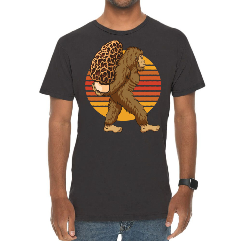 Funny Mushroom Hunter Cartoon 70s Vintage T-shirt | Artistshot