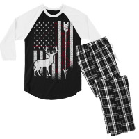 Deer Hunting With Bow For A Hunters Stars Men's 3/4 Sleeve Pajama Set | Artistshot