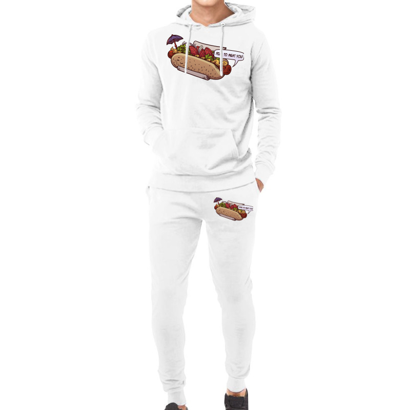 Friendly Hotdog Cute Hoodie & Jogger Set | Artistshot