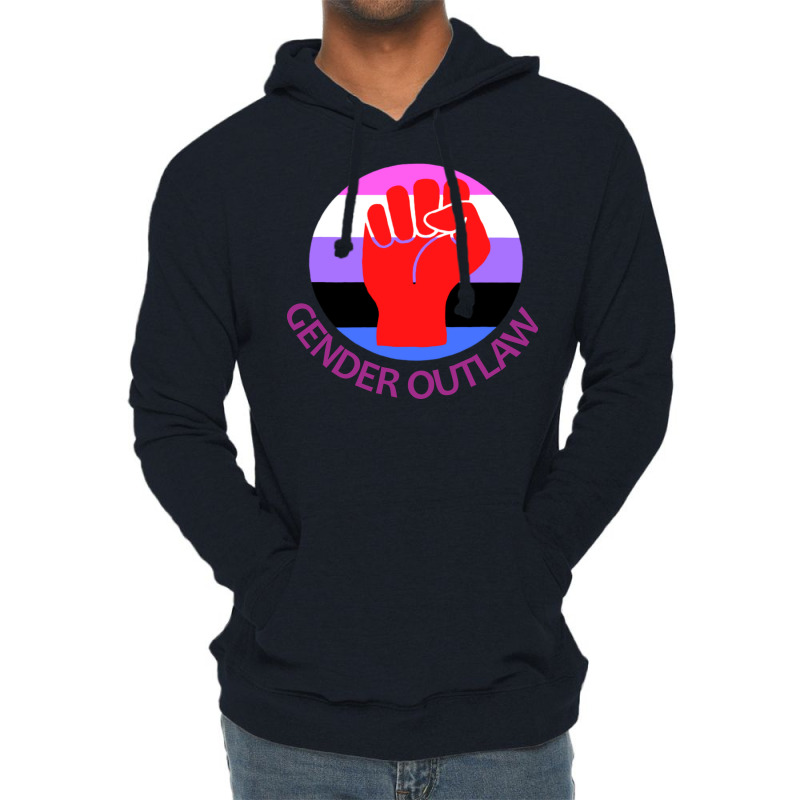 Gender Fluid Activist Gender Outlaw Lightweight Hoodie | Artistshot