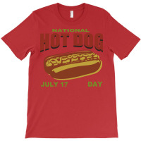 National Hot Dog Day 17 July Yellow T-shirt | Artistshot