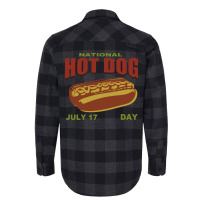 National Hot Dog Day 17 July Yellow Flannel Shirt | Artistshot