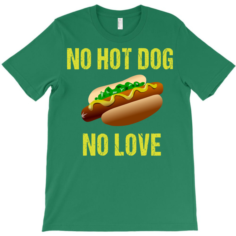 No Hot Dog No Love Yellow T-shirt | Artistshot