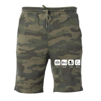 Eat Sleep Hunt Repeat Girl Fleece Short | Artistshot