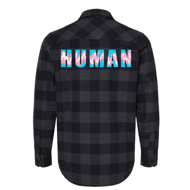 Human Transgender Pride Tumblr Flannel Shirt | Artistshot