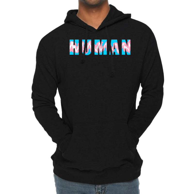 Human Transgender Pride Tumblr Lightweight Hoodie | Artistshot