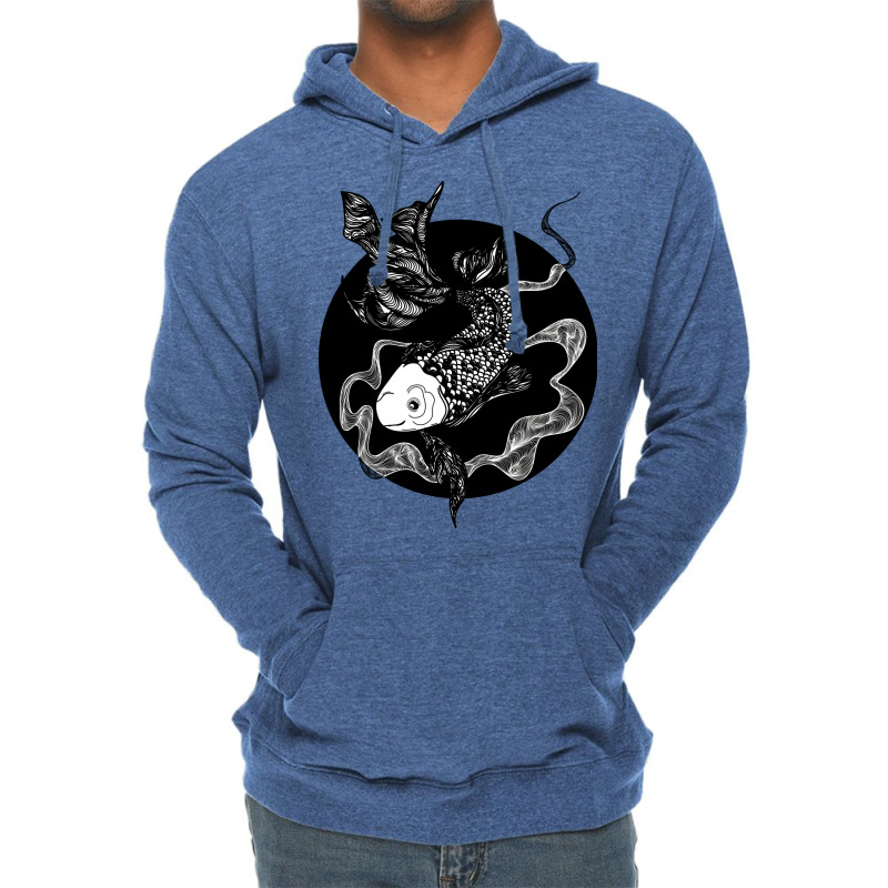 Goldfish Nature Lightweight Hoodie by sbusiozald | Artistshot