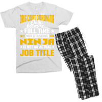 Funny Drug Court Coordinator Manager Director Job Men's T-shirt Pajama Set | Artistshot