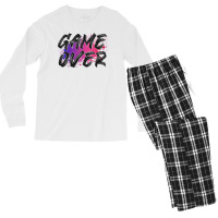 Game Over For Light Men's Long Sleeve Pajama Set | Artistshot