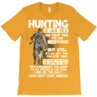 Hunting Is Like Sex Aesthetic T-shirt | Artistshot