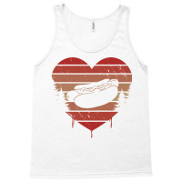 Cute Red Vintage Heart Hotdogs Valentine Day Love Tank Top | Artistshot