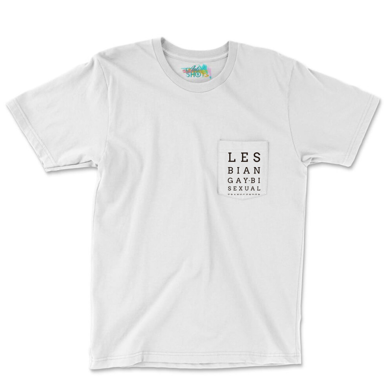 Lgbtiq Oculist 70s Pocket T-shirt | Artistshot