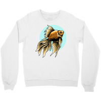 Koi Fish Backprint Hippie Crewneck Sweatshirt | Artistshot