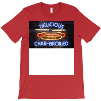 Hot Dog Neon Quote T-shirt | Artistshot