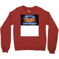 Hot Dog Neon Quote Crewneck Sweatshirt | Artistshot