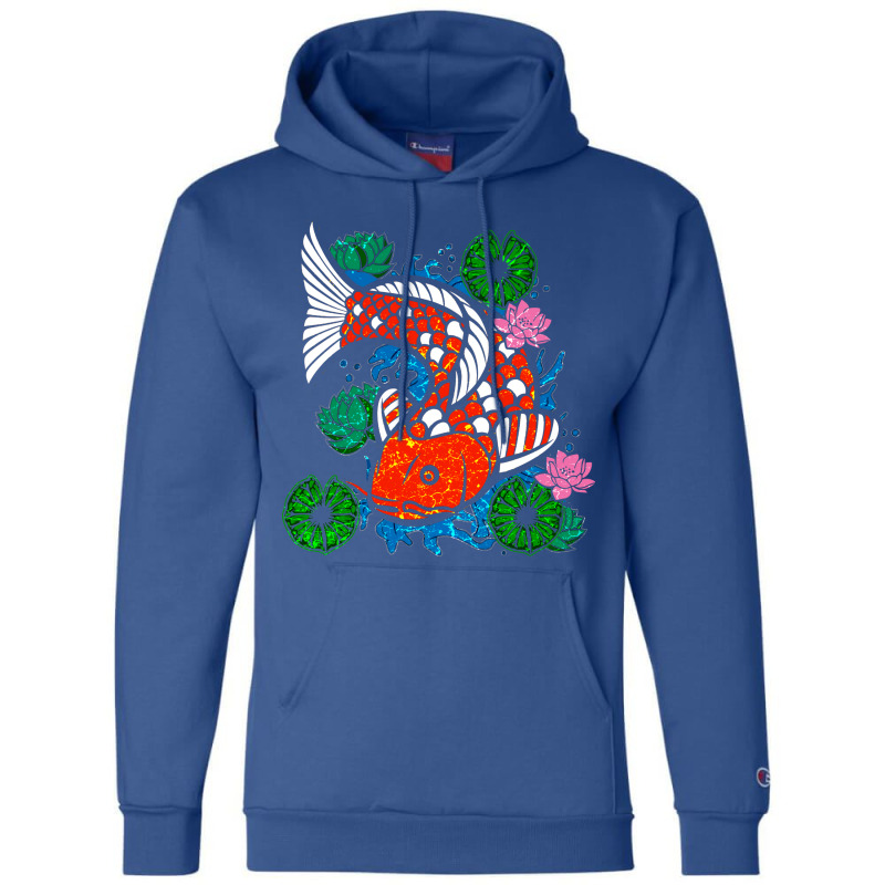 Koi Fish Cool Quote Champion Hoodie | Artistshot