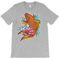 Koi Fish Cool Japanese Tattoo Jinli Japan Coi Carp T-shirt | Artistshot