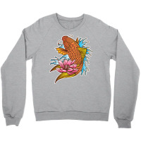 Koi Fish Cool Japanese Tattoo Jinli Japan Coi Carp Crewneck Sweatshirt | Artistshot