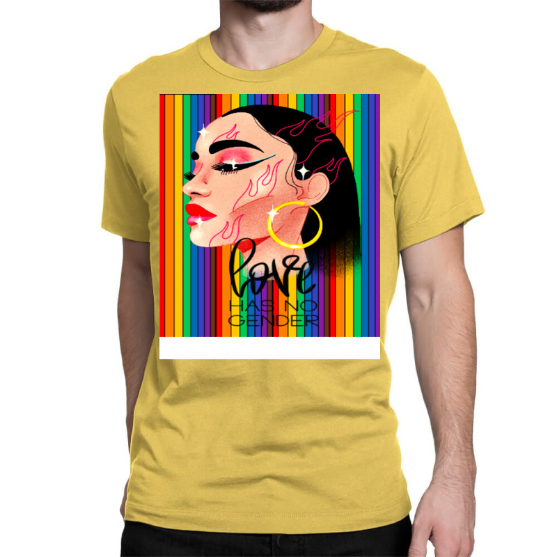 Love Has No Gender Travel Classic T-shirt | Artistshot