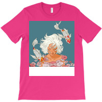 Koi Fish Girl Under The Water Aesthetic T-shirt | Artistshot