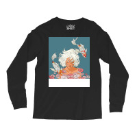 Koi Fish Girl Under The Water Aesthetic Long Sleeve Shirts | Artistshot