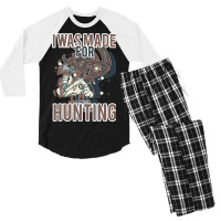 Hunting Hunter Saying Hipster Men's 3/4 Sleeve Pajama Set | Artistshot