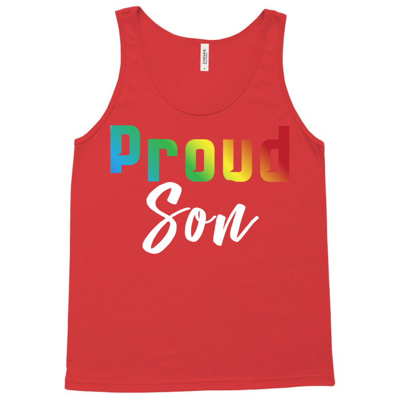 Proud Son Lgbt Pride  Son Of Gay Lesbian Gift Girl Tank Top | Artistshot