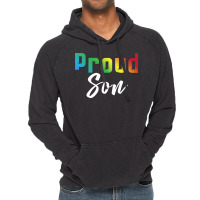 Proud Son Lgbt Pride  Son Of Gay Lesbian Gift Girl Vintage Hoodie | Artistshot