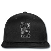 Koi Fish Gliding Through Water And Flowers Grey Ed Printed Hat | Artistshot