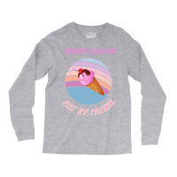 Keep Calm And Eat Ice Cream Quote Long Sleeve Shirts | Artistshot