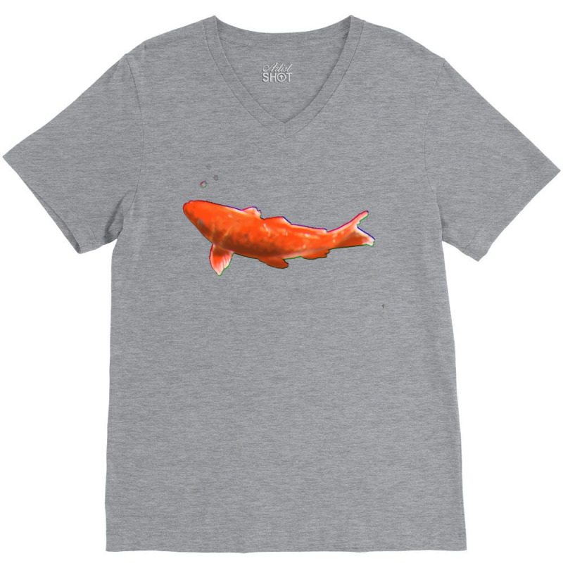 Koi Fish Nostalgia Tumblr V-Neck Tee by sbusiozald | Artistshot