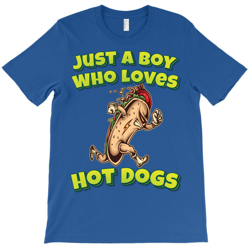 Just A Boy Who Loves Hot Dogs Music T-shirt | Artistshot