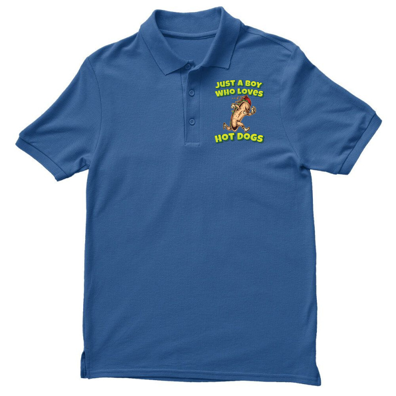 Just A Boy Who Loves Hot Dogs Music Men's Polo Shirt | Artistshot