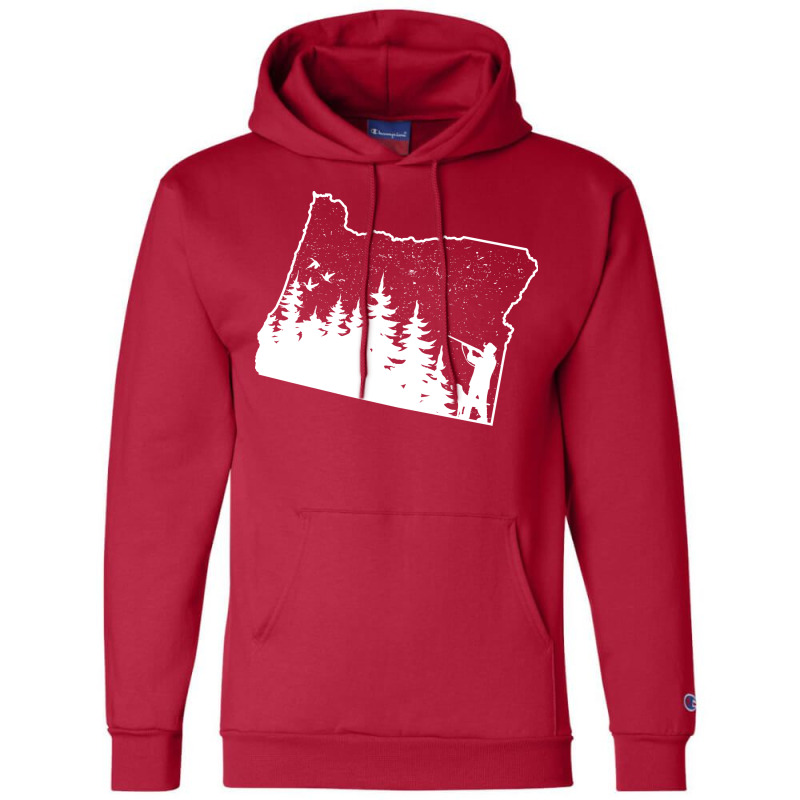 Oregon Hunting Duck Hunter Gifts Cool Champion Hoodie | Artistshot