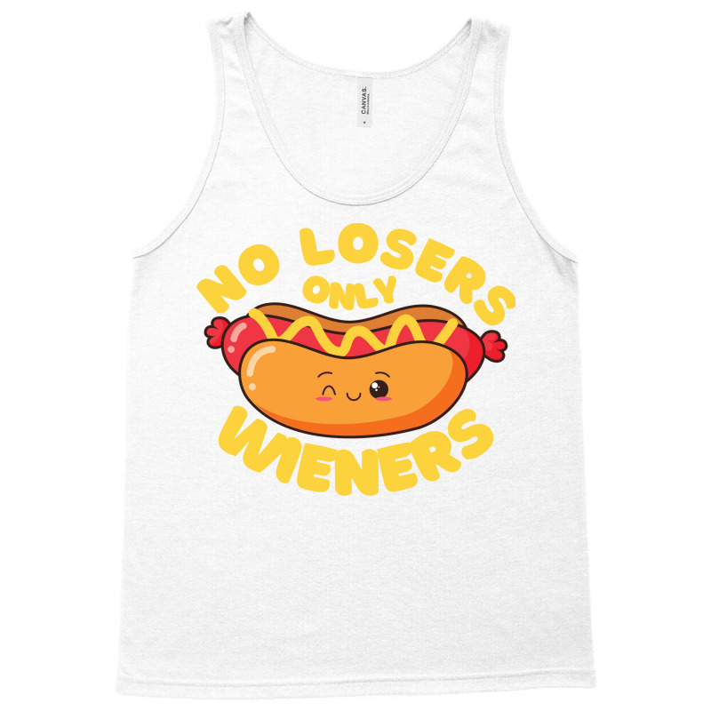 No Losers Only Wieners Hipster Tank Top | Artistshot