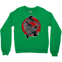 Koi Fish Vintage Japan Sunset Crewneck Sweatshirt | Artistshot