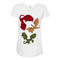 A Dance With Dragons Maternity Scoop Neck T-shirt | Artistshot