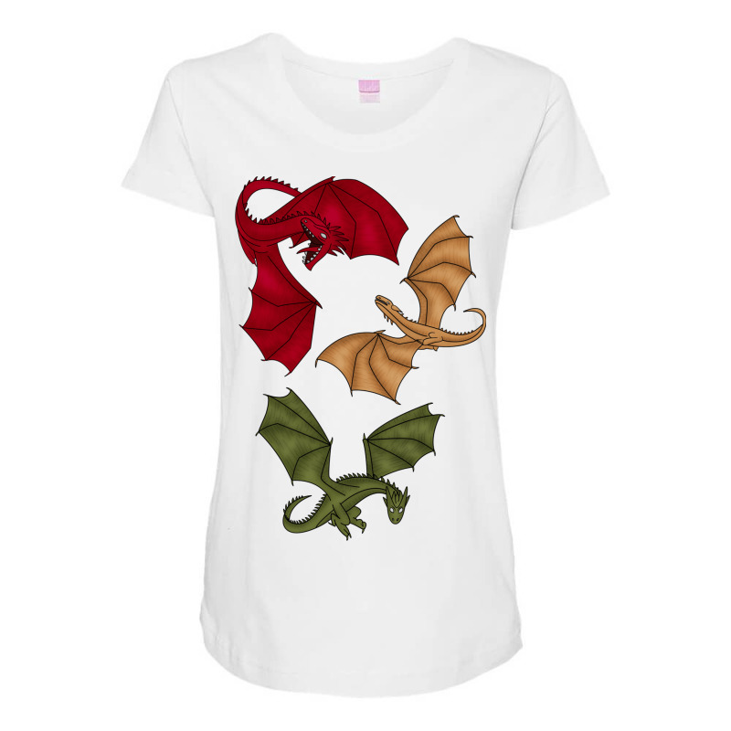 A Dance With Dragons Maternity Scoop Neck T-shirt by koskajacobo3 | Artistshot