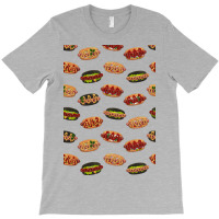 Variety Of Hot Dogs Pattern Summer T-shirt | Artistshot