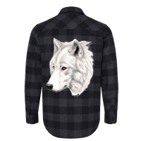 Albino Wolf Flannel Shirt | Artistshot