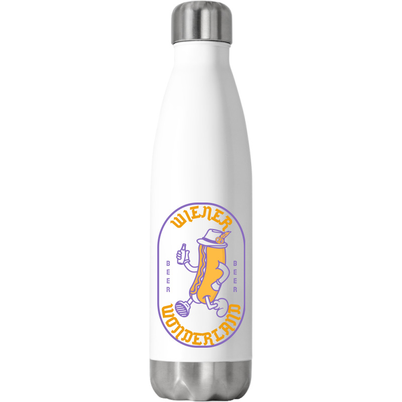 Wiener Wonderland Love Stainless Steel Water Bottle | Artistshot