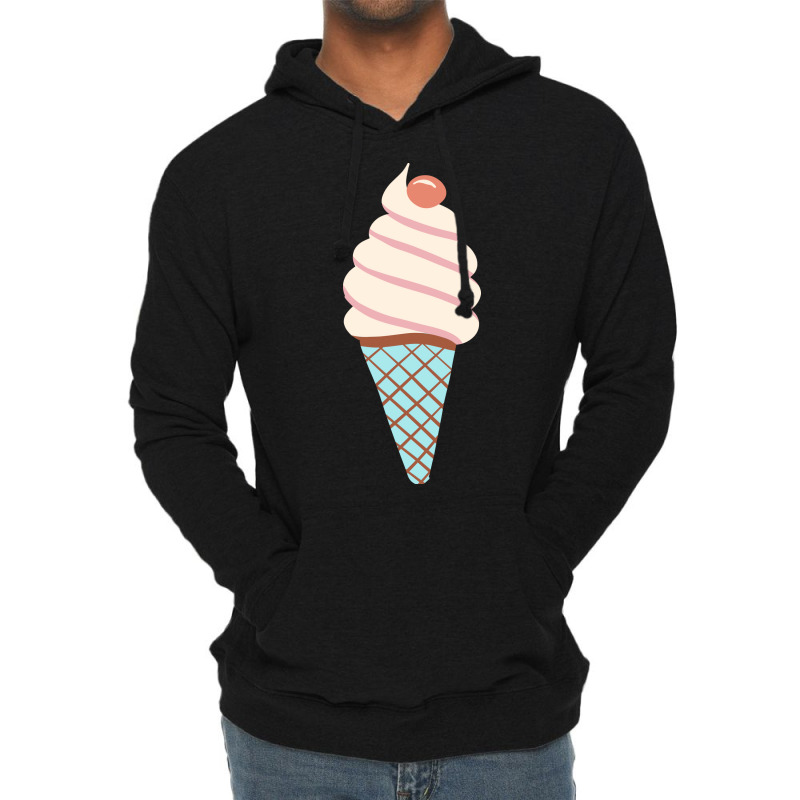 Soft Ice Cream Cone Vintage Lightweight Hoodie | Artistshot