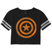 Ca Tonal Orange Cut Out Halloween Scorecard Crop Tee | Artistshot