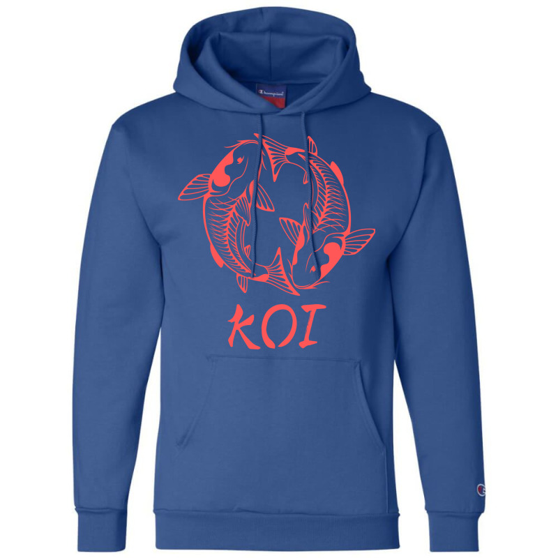 Koi Fish Love Champion Hoodie | Artistshot