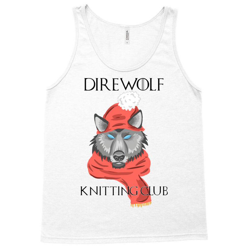 Direwolf Knitting Club Tank Top | Artistshot