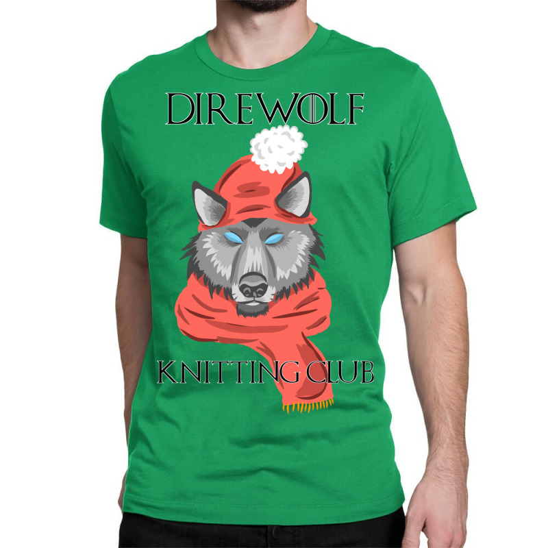 Direwolf Knitting Club Classic T-shirt | Artistshot