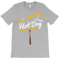 Hot Dog On Fork Cute T-shirt | Artistshot