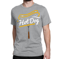 Hot Dog On Fork Cute Classic T-shirt | Artistshot