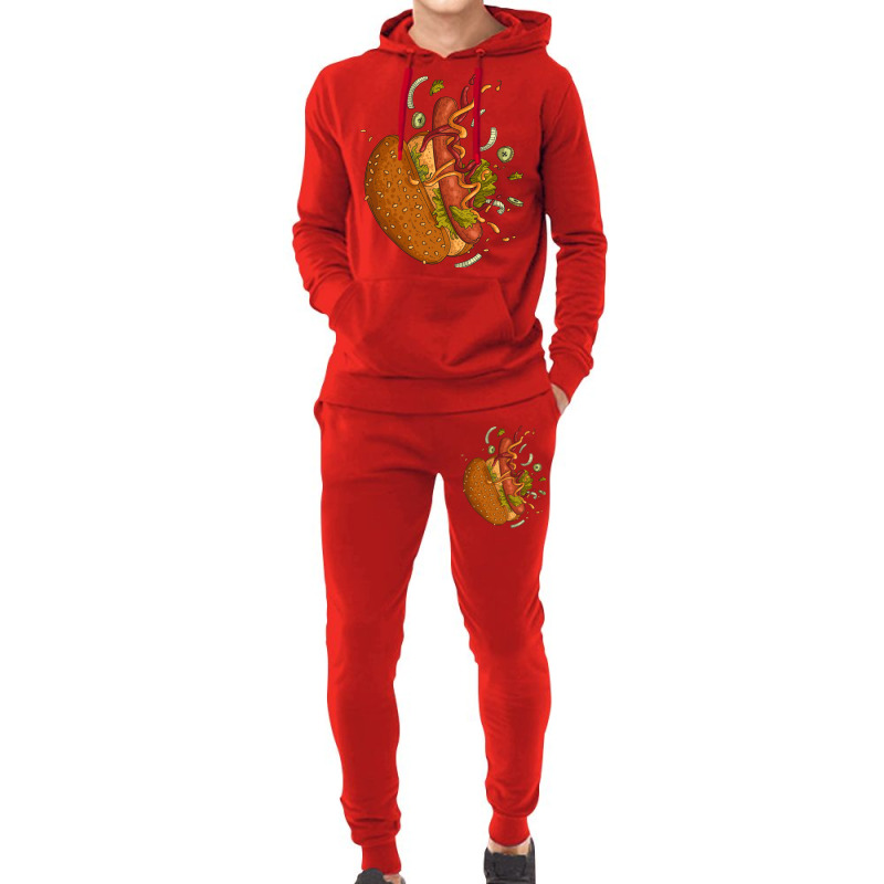 Deconstructed Hot Dog Tumblr Hoodie & Jogger Set | Artistshot