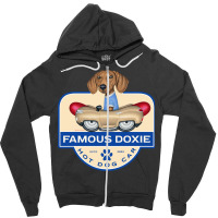 Doxie Hot Dog Car Nature Zipper Hoodie | Artistshot